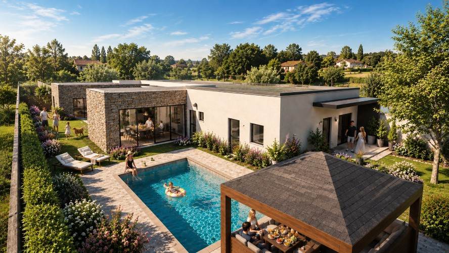 Maison Andalouse — Courtry (77), vue 1
