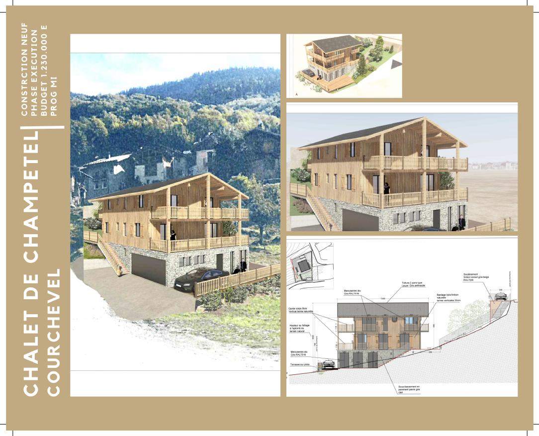 Chalet — Courchevel (73), vue 1