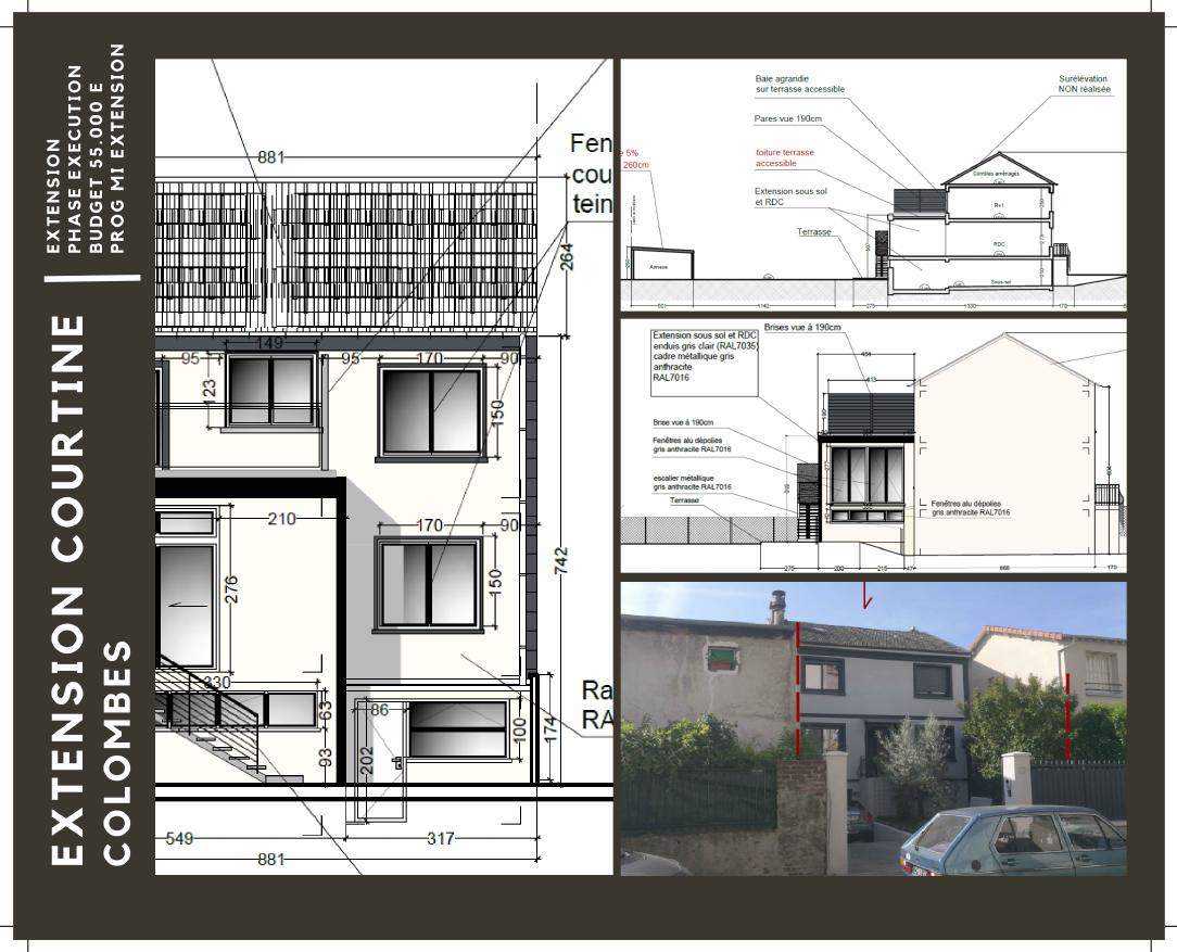 Extension Courtine — Colombes (92), vue 1